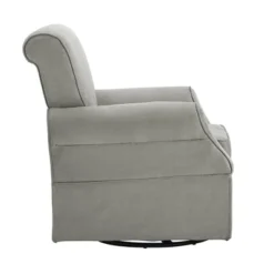 Baby Relax Emmie Swivel Glider & Ottoman Set - Gray Microfiber -Graco Shop GUEST 00bd3bd4 381a 4a33 9992 a2637ad6f6c9