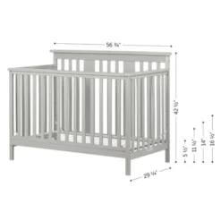 Cotton Candy Baby Crib 4 Heights With Toddler Rail - Soft Gray - South Shore 17 Cotton Candy Baby Crib 4 Heights With Toddler Rail - Soft Gray - South Shore -Graco Shop GUEST 017e2d91 e115 4f53 81fc ef4afef737b0