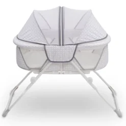 Delta Children EZ Fold Ultra Compact Travel Bassinet - Gray -Graco Shop GUEST 0206b701 94f5 4198 a707 f3f8b23cc69d