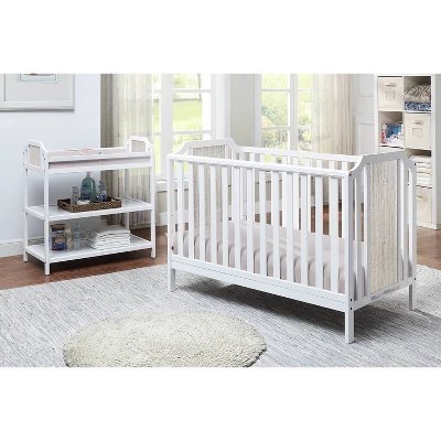 Suite Bebe Brees 3-in-1 Convertible Island Crib - White/Graystone 6 Suite Bebe Brees 3-in-1 Convertible Island Crib - White/Graystone - Image 6