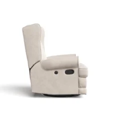 Storkcraft Serenity Wingback Upholstered Reclining Glider With USB Charging Port -Graco Shop GUEST 03276cb2 f88d 4429 a8a0 f86e3069e435