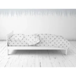 Bacati - Star Gray Ikat Muslin 4pc Toddler Bedding Set -Graco Shop GUEST 03d187cb f91b 4f3e b612 5a2918f65bac