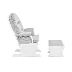 Suite Bebe Madison Glider And Ottoman - White Wood And Gray Fabric 5 Suite Bebe Madison Glider And Ottoman - White Wood And Gray Fabric -Graco Shop GUEST 04bee963 4306 425e 96ce f3fdfd951718