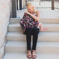 Milk Snob Nursing Cover/Baby Car Seat Canopy- Peony -Graco Shop GUEST 064bf528 bcf9 47c2 8028 5ac55f3c4670