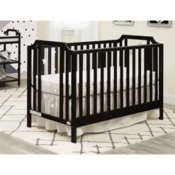 Suite Bebe Celeste 3-in-1 Convertible Island Crib - Black