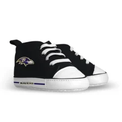 Baby Fanatic 2 Piece Bid And Shoes - NFL Baltimore Ravens - White Unisex Infant Apparel