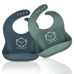 KeaBabies 2-Pack Silicone Bibs For Babies, Food Grade Silicone Baby Bibs For Eating, Feeding, Toddler Bibs, Boys, Girls -Graco Shop GUEST 08cd2c3e 3232 4533 a13a 2211a6ab63ff