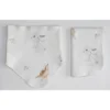 STINA & MAE Snuggle Bunny Snuggle Bib/Burp Cloth Set - 2pk