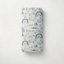 Little Dino Boys Teal/Yellow 2 Pack Muslin Swaddling Blankets 10 Little Dino Boys Teal/Yellow 2 Pack Muslin Swaddling Blankets -Graco Shop GUEST 09b45259 a270 41cb 956d 7faf92705d4a