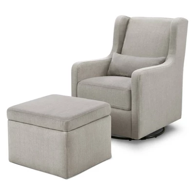 Carter's By DaVinci Adrian Swivel Glider With Storage Ottoman 13 Carter's By DaVinci Adrian Swivel Glider With Storage Ottoman - Image 13