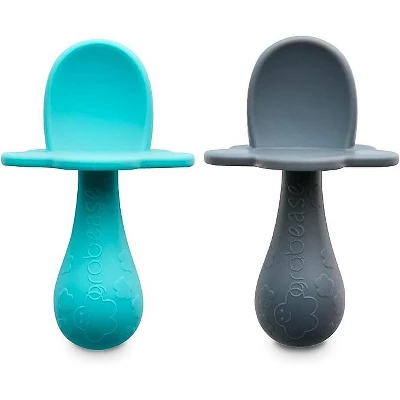 Grabease Baby Silicone Spoon, Set Of 2 For Baby-Led Weaning & First Stage Self-Feeding 7 Grabease Baby Silicone Spoon, Set Of 2 For Baby-Led Weaning & First Stage Self-Feeding - Image 7