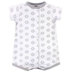 Touched By Nature Baby Boy Organic Cotton Rompers 3pk, Cactus