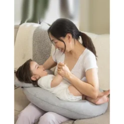 Pharmedoc Nursing Pillow For Breastfeeding - Breast Feeding Pillows With Headrest And Adjustable Waist Straps - Removable Cover - Baby Essentials For Newborn - Full Support For Mom And Baby -Graco Shop GUEST 0c6ca539 7583 4962 a95d 009ed1f8436a