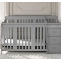 Storkcraft Portofino 5-in-1 Convertible Crib And Changer