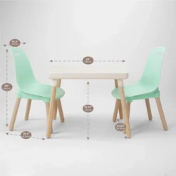 3pc Kid Century Modern Table And Chair Set - B. Spaces -Graco Shop GUEST 0df3abb7 c759 4026 9474 12453ec301fe