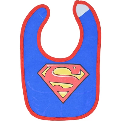 DC Comics Justice League Batman Superman Green Lantern The Flash Aquaman Baby Boys 6 Pack Bib 4 DC Comics Justice League Batman Superman Green Lantern The Flash Aquaman Baby Boys 6 Pack Bib - Image 4