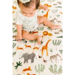 Loulou Lollipop Muslin Fitted Crib Sheet - Safari Jungle 5 Loulou Lollipop Muslin Fitted Crib Sheet - Safari Jungle -Graco Shop GUEST 10c44788 2ac0 4ec1 b124 e282f7424eba