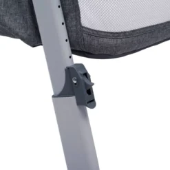 Simmons Kids' Dream Bedside Baby Bassinet Sleeper With Breathable Mesh And Adjustable Heights - Lightweight Portable Crib - Gray -Graco Shop GUEST 11f5d2ad 0e19 4ccf b88f cb58e3e6ffef