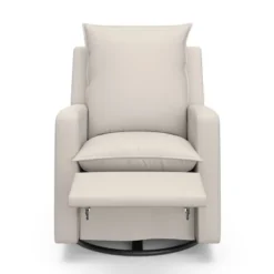 Storkcraft Timeless Side Lever Reclining Glider With USB Charging Port - Ivory -Graco Shop GUEST 128fe74b 5191 47b8 bcff a098b435b281