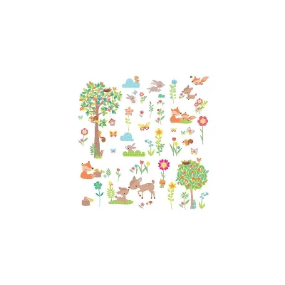 RoomMates Woodland Creatures Peel And Stick Wall Decal 3 RoomMates Woodland Creatures Peel And Stick Wall Decal - Image 3
