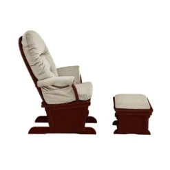 Suite Bebe Madison Glider And Ottoman - Espresso Wood And Beige Fabric -Graco Shop GUEST 13b3afc1 be24 4849 ac33 d5d3c614a230