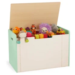 Tidy Wooden Toybox Ivory/Mint Green - B. Spaces -Graco Shop GUEST 14385fe1 a5fe 42ff 9268 eaa70c8560d4