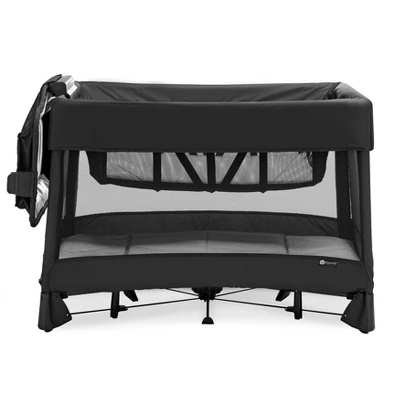 4moms Breeze Plus Playard | Easy, One-Handed Setup | With Removable Bassinet & Flip Changer | Black 1 4moms Breeze Plus Playard | Easy, One-Handed Setup | With Removable Bassinet & Flip Changer | Black