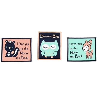 Bacati - Emma Coral Mint Navy 10 Pc Crib Bedding Set With Long Rail Guard Cover 10 Bacati - Emma Coral Mint Navy 10 Pc Crib Bedding Set With Long Rail Guard Cover - Image 10