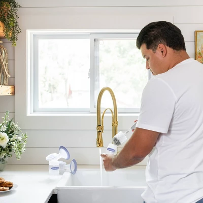 Lansinoh Baby Bottles For Breastfeeding Babies With 3 Medium Flow Nipples (Size 3M) - 8oz/3ct 4 Lansinoh Baby Bottles For Breastfeeding Babies With 3 Medium Flow Nipples (Size 3M) - 8oz/3ct - Image 4