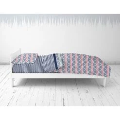 Bacati - Emma Coral/Mint/Navy Triangles Muslin 4 Pc Toddler Bedding Set 9 Bacati - Emma Coral/Mint/Navy Triangles Muslin 4 Pc Toddler Bedding Set -Graco Shop GUEST 1677fc25 5971 4512 8cde 9904644dfa55