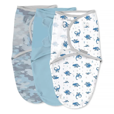 SwaddleMe By Ingenuity Original Swaddle Wrap - Dino Mite - S/M - 0-3 Months - 3pk 6 SwaddleMe By Ingenuity Original Swaddle Wrap - Dino Mite - S/M - 0-3 Months - 3pk - Image 6