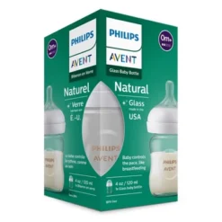 Philips Avent Glass Natural Baby Bottle With Natural Response Nipple - Clear - 4oz -Graco Shop GUEST 181d2d25 17c5 4b02 b0c8 bd4b7bee2181