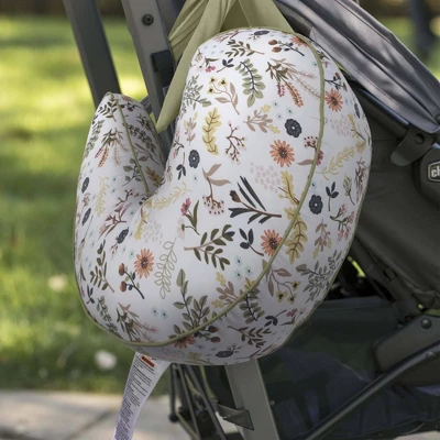 Boppy Anywhere Support Nursing Pillow - Sage Floral 4 Boppy Anywhere Support Nursing Pillow - Sage Floral - Image 4