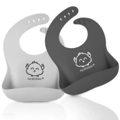 KeaBabies 2-Pack Silicone Bibs For Babies, Food Grade Silicone Baby Bibs For Eating, Feeding, Toddler Bibs, Boys, Girls -Graco Shop GUEST 19972e0f 5282 4046 9c3b 96442bff7c23
