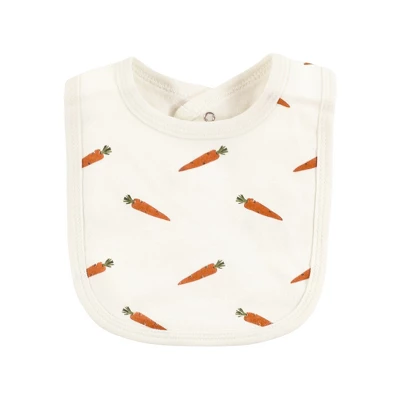 Touched By Nature Unisex Baby Organic Cotton Bibs, Fruits And Veggies, One Size 6 Touched By Nature Unisex Baby Organic Cotton Bibs, Fruits And Veggies, One Size - Image 6