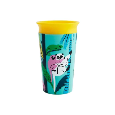 Munchkin Miracle 360° Wild Love Sippy Cup - 2pk - 9oz Total Lemur/Bee 3 Munchkin Miracle 360° Wild Love Sippy Cup - 2pk - 9oz Total Lemur/Bee - Image 3