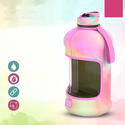THE GYM KEG 2.2L Reusable Drinking Water Bottle - Multicolored 1 THE GYM KEG 2.2L Reusable Drinking Water Bottle - Multicolored