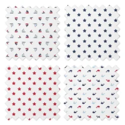 Bacati - Little Sailor Blue/Navy/Red Boys Muslin Swaddling Blankets Set Of 4 -Graco Shop GUEST 1cd3f7bc c49a 4ca0 b59a 49a23b30d391