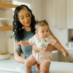 Little Unicorn Cotton Muslin Bandana Bib - 4pk