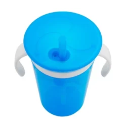 Munchkin SnackCatch & Sip 2-in-1 Snack Catcher And Spill Proof Cup - Blue - 9 Fl Oz -Graco Shop GUEST 1ea0b183 d547 4d11 b203 f0f3fc8cb896