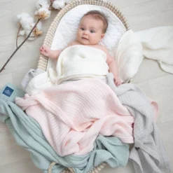 Living Textiles Baby Organic Celullar Baby Blanket - White -Graco Shop GUEST 1f56b3fd c46e 4e90 85cc d44bca6c2531