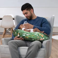 Boppy Original Support Nursing Pillow Cover - Green Farm -Graco Shop GUEST 1fd33dcc d958 46ba bfab 9382808bd805