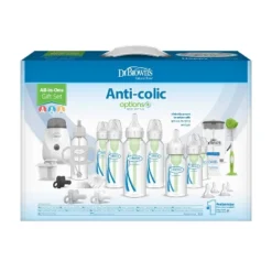 Dr. Brown's Dr. Brown's All-in-One Anti-Colic Baby Bottle And Bottle Warmer Newborn Gift Set - 38ct
