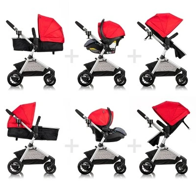 Evenflo Pivot Modular Travel System With LiteMax Infant Car Seat With Anti-Rebound Bar 2 Evenflo Pivot Modular Travel System With LiteMax Infant Car Seat With Anti-Rebound Bar - Image 2