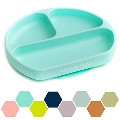 Simka Rose Silicone Suction Plate For Baby And Toddler 15 Simka Rose Silicone Suction Plate For Baby And Toddler - Image 15