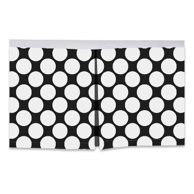 Bacati - Large Dots Crib/Toddler Bed Skirt - Black 2 Bacati - Large Dots Crib/Toddler Bed Skirt - Black - Image 2