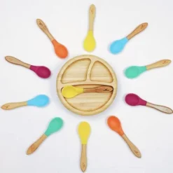 Avanchy Bamboo Baby Training Spoon - 5pk