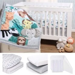 The Peanutshell Wild Kingdom Crib Bedding Set, 3pc To 12 Pc, Safari Animals -Graco Shop GUEST 2382e04e fc64 4eda bbb8 9d981b7fb703