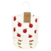 Touched By Nature Unisex Baby Organic Cotton Bibs, Fruits And Veggies, One Size