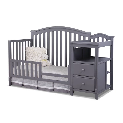 Sorelle Berkley Crib & Changer Standard Full-Sized Crib Gray 2 Sorelle Berkley Crib & Changer Standard Full-Sized Crib Gray - Image 2